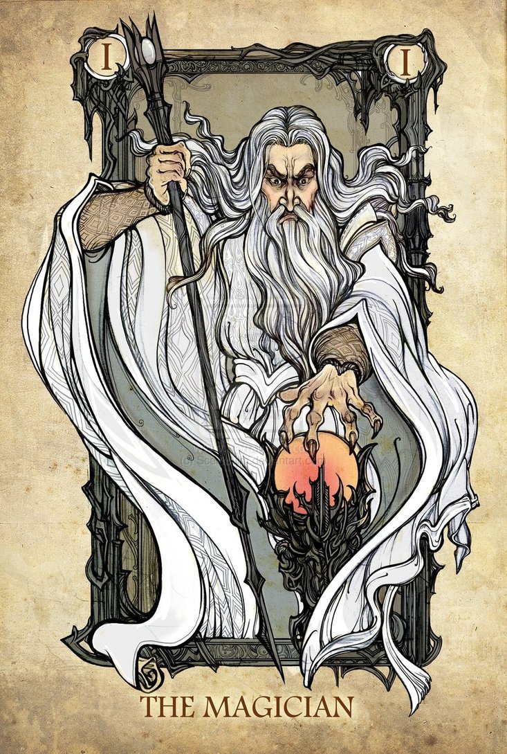 gallifrey-feels:  mae-govannen:  LOTR Tarot: by ~sceithailm  Can I just point out