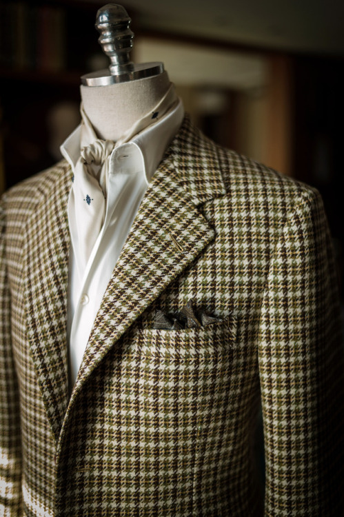 Vintage fabric bespoke sports coat