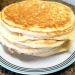 garden-of-everything:thick fluffy pancakesIngredients:2 cups flour1 cup milk2 eggs2 tablespoon butter1.5 tablespoon baking powder1.5 tablespoon sugar1 teaspoon baking soda½ teaspoon saltDirections:0.  Spray/butter pan at medium heat1.  Mix dry