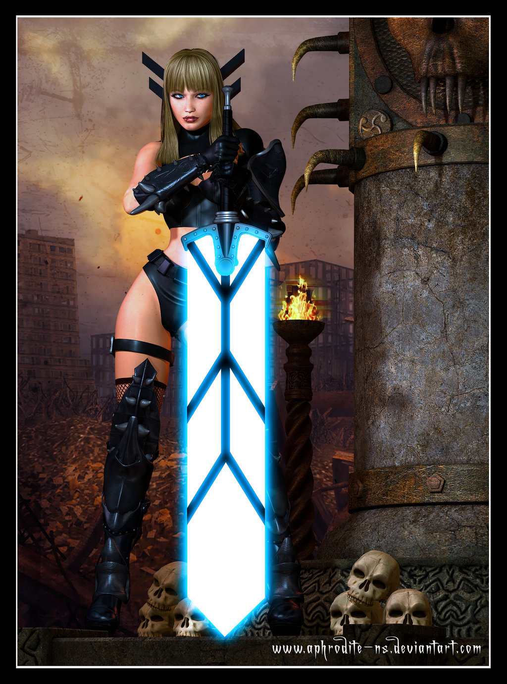 dailydamnation:  Welcome to Illyana’s realmArtist:  Aphrodite-NSSource: DeviantArt
