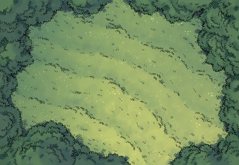 picture Forest Map Dnd 5E 2 minute table top forest glade