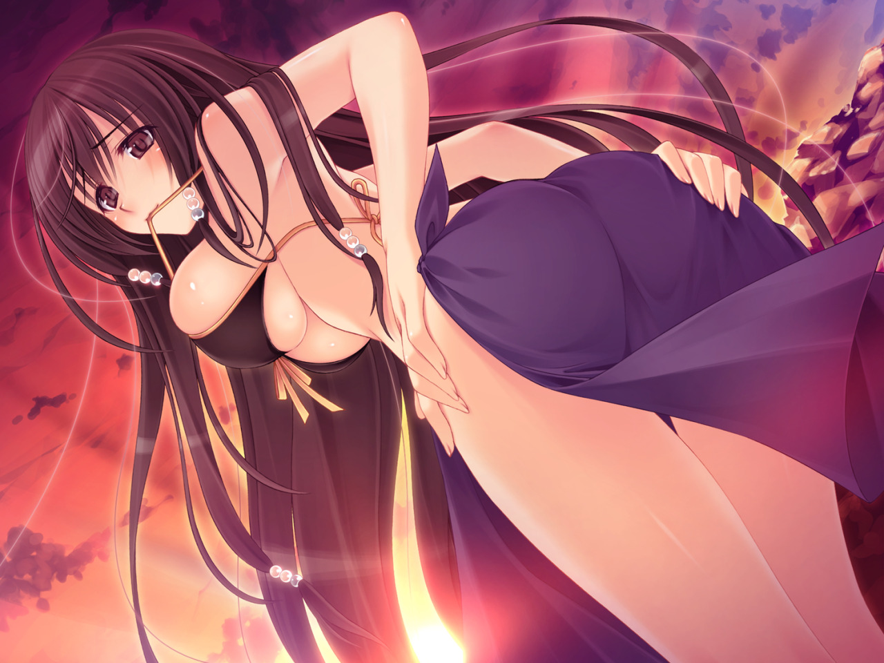 sexybossbabes:  SEXY HENTAI BABES // * uncensored *picture source: Konachan.com /
