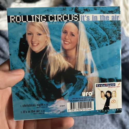 fellow fan Babs shared this photo of the ‘Rolling Circus - It’s In The Air’ CD in our Twitter commun