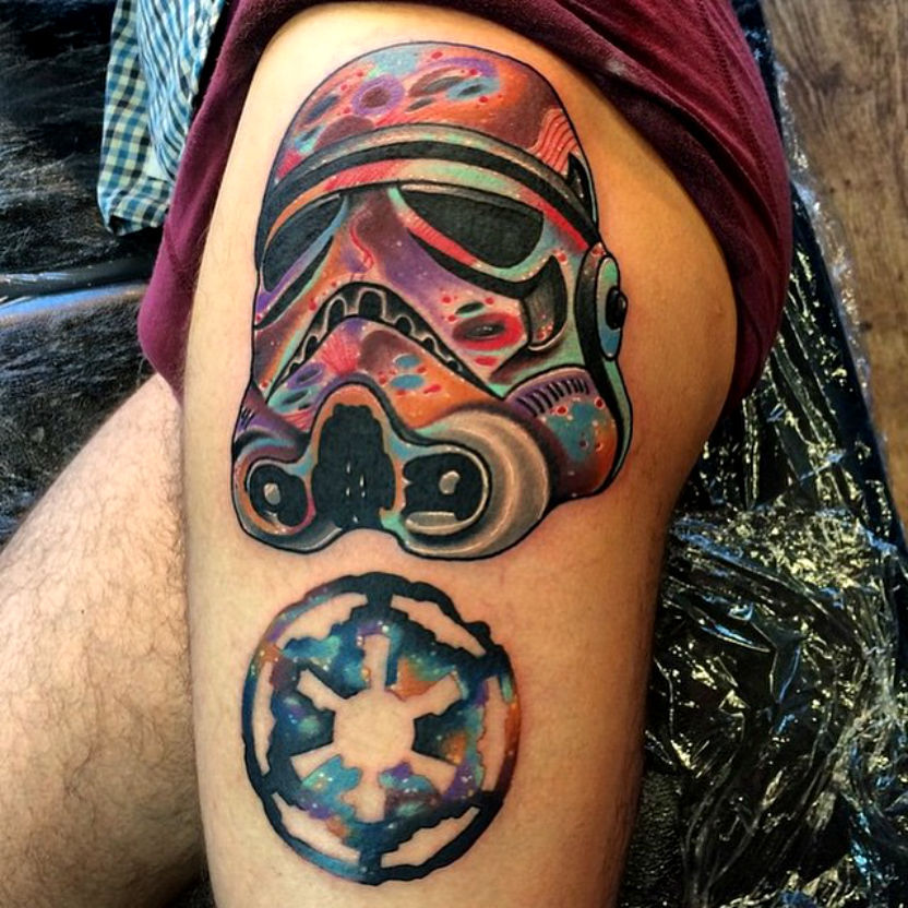 thievinggenius:  Tattoo done by Andrew Marsh.https://instagram.com/littleandytattoo/
