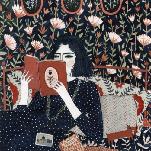 books0977:  Reading. Yelena Bryksenkova. Bryksenkova was born in Saint Petersburg, Russia,