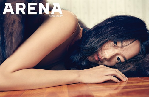 Shin Min Ah for ARENA HOMME + 