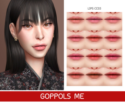 GPME-GOLD Lips CC03DownloadHQ mod compatibleAccess to Exclusive GOPPOLSME Patreon onlyThank for supp