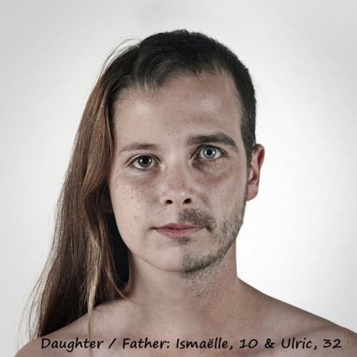 turecepcja:  crossconnectmag:Genetic portraits by Ulric Collette, photographer and graphic designer based in Québec City, Canada. A photographic research exploring the similarities between different members of the same familyPosted to Cross Connect by Mar