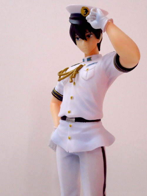 sunyshore:  The new military uniform Haruka Nanase scale figure by Taito is here!!!! And it’s completely gorgeous!! Detailed and handsome and beautiful and handsome, and handsome… and I think I need a moment to myself… (*’▽’) I have a few
