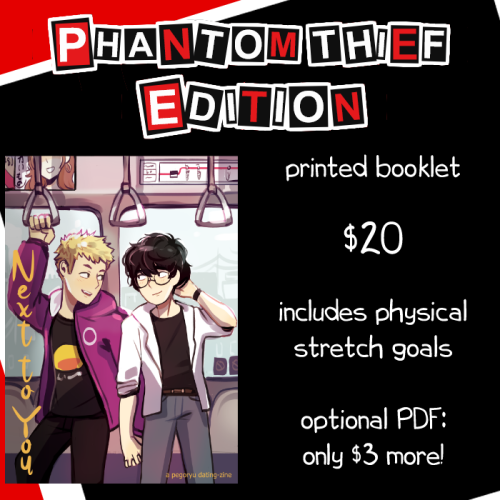 pegoryudatingzine:Next to You - A Persona PegoRyu Dating Zine is now open for preorders!This zine is