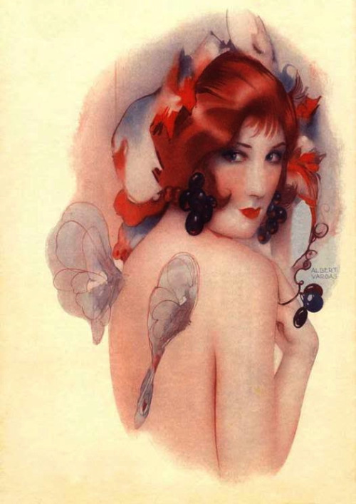 maudelynn - Stunning 1920s Alberto Vargas Fairy Illustration 