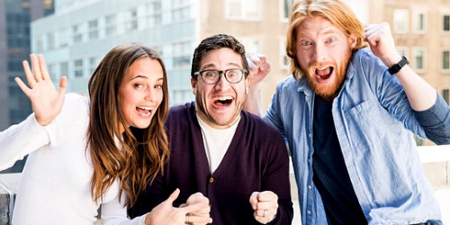 dgleesonsource:@joshuahorowitz: Happy/Sad/Confused. With Alicia Vikander & Domhnall Gleeson. #