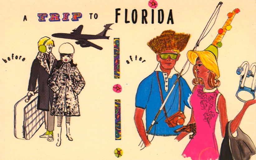 bad-postcards:  A TRIP TO FLORIDA Trippy 