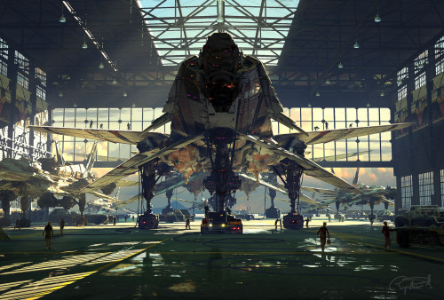 this-is-cool:A collection of new sci-fi artworks by the excellent Raphael Lacoste - www.this