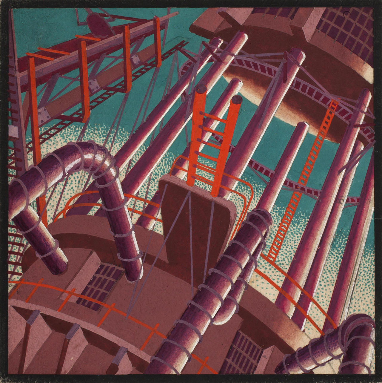 rosswolfe:  Iakov Chernikhov, Cycle of architectural landscapes and other fantasies