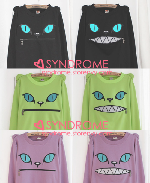 wishkind: 300 follower giveaway!!! wow cool you can win: a cat zipper sweater (colour + size of your