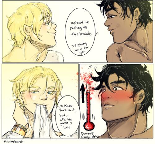 finnthebunneh: As you’ve probably noticed, my Damen is mostly always bare chested but this tim