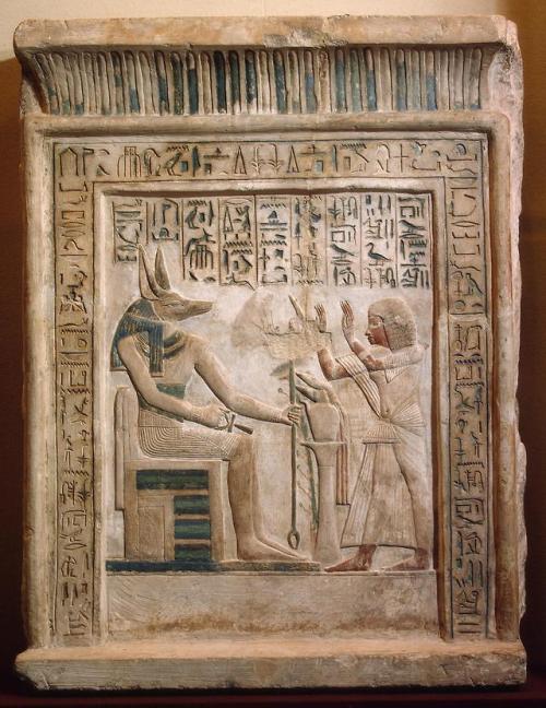 theancientwayoflife - ~ Stele of the Royal Scribe Ipi.Place of...