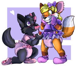 Padded-Pride:  Littlebabydee:  Drawn By Kalida Another Commission I Got For My Husband