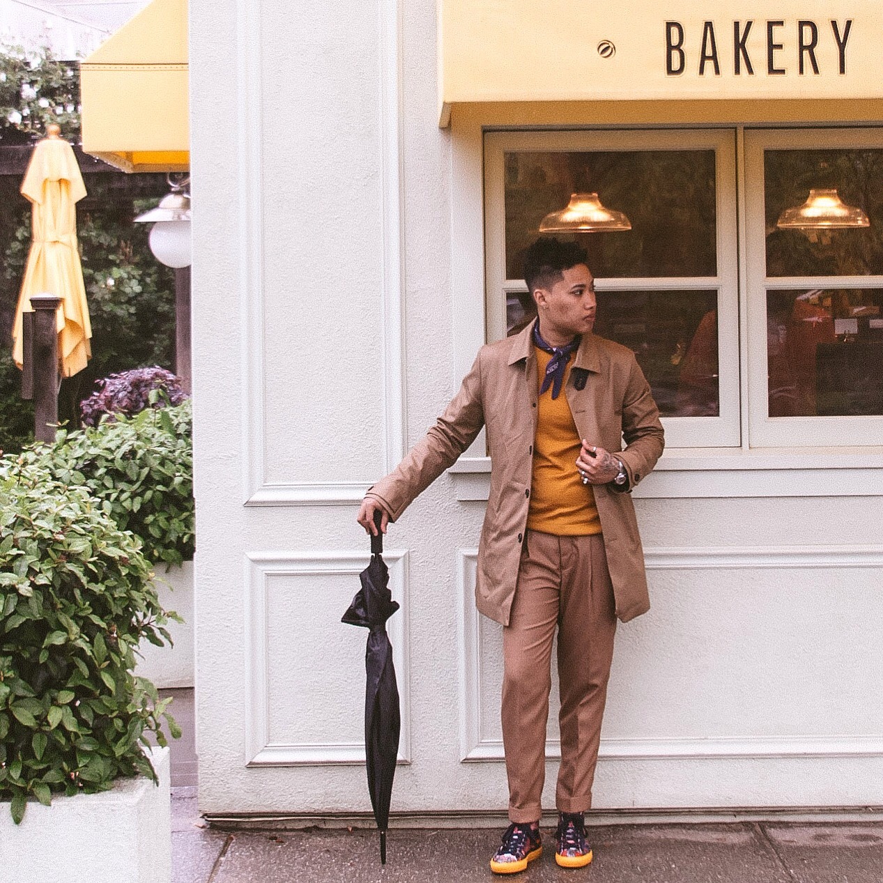 shedoeshimfashion:  Second day in California got caught in a little rain but did