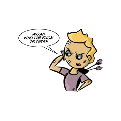 flatbear:Captain America 3: Someone Should Really Call Clint I Mean Seriously Like Half His Stuff Wa