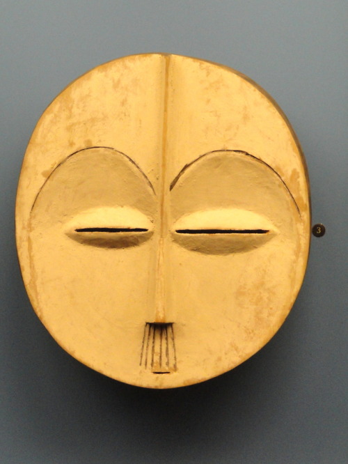 Mask of the Kwele people, Gabon or Republic of the Congo.  Now in the American Museum of Natural His