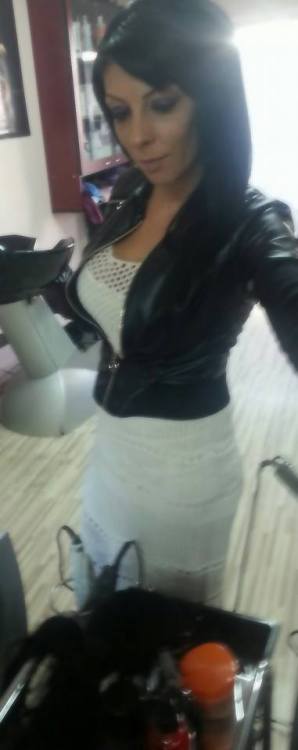realitybabesexposed:  Romanian MILF pop.cristina exposes those nice plastic melons @ her public FB account