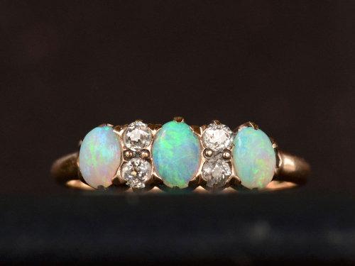 eriebasin:c1890 Victorian Opal and Diamond Ring (in the online store)