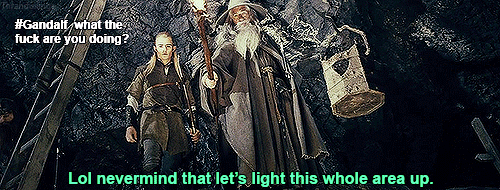 thranduilings:Diva Legolas Gandalf | Part 14: Gandalf, The Mighty Istari Wizard, Show Us His Qualiti