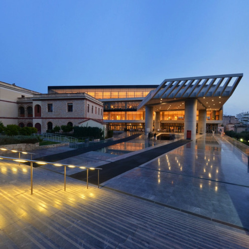 Athens from dusk to dawn:The Parthenon alight at dawnAcropolis Museum The Arch of Hadrian at duskOur