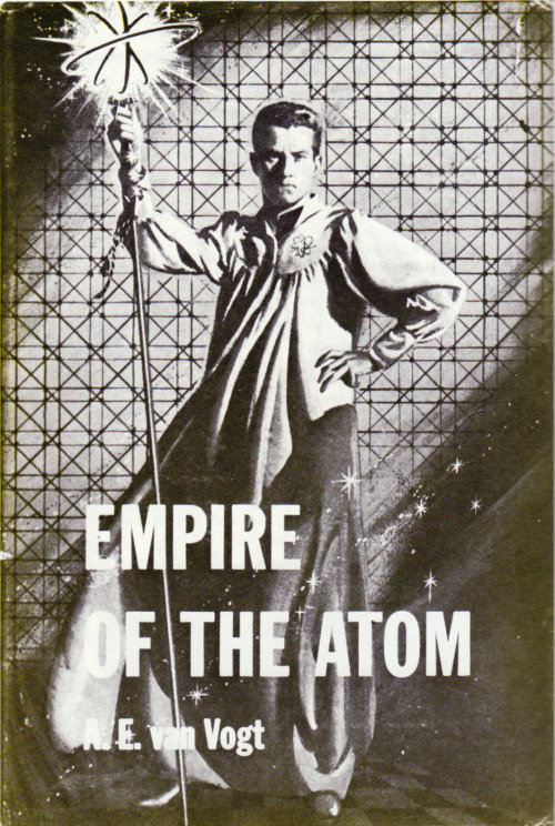 Porn Empire Of The Atom, by A.E. van Vogt. Cover photos