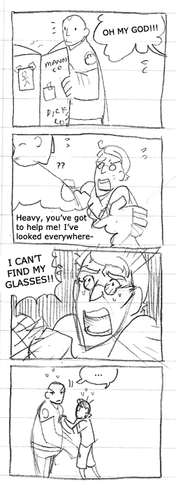 askfordoodles:twilightdragonite:plot twist: this is actually a comic about me and not tf2 at allok t