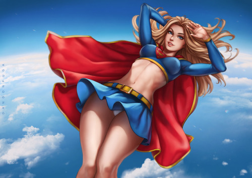 dandon-fuga: Supergirl ♥ ~~~ https://www.patreon.com/dandonfugahttps://gumroad.com/dandonfuga 