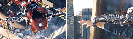 michaelsbjordans: tony + suit up evolution