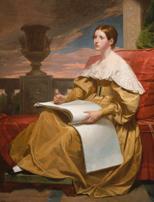 Portrait of Susan Walker Morse by Samuel F. B. Morse, the inventor of Morse code, ca. 1836–37