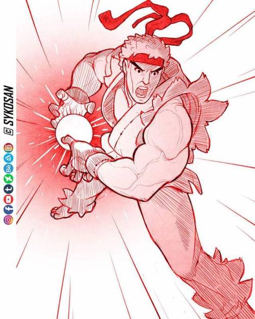 Ryu from Street Fighter for inktober :) What should I draw tomorrow? #ryu #streetfighter #kimono #fi