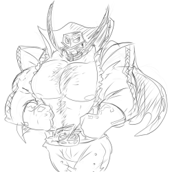thewildwolfy:so @ripped-saurian designed a human-like Zorro for me and I went overboard jus a bit