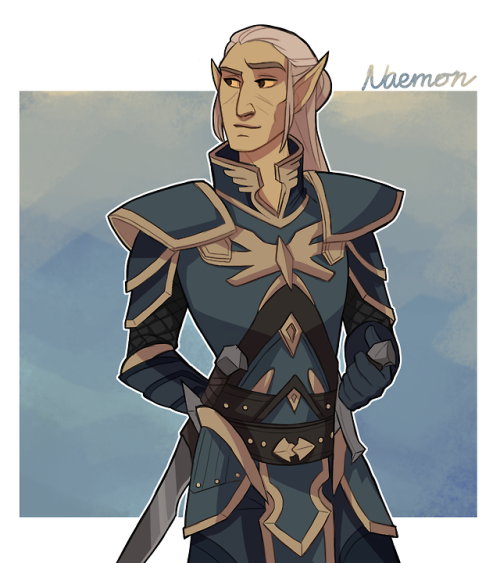 lucianapullo:I made a little gift art for @naernon of Prince Naemon, because he was really nice to m