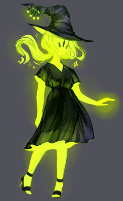 cynischism:  my novakid as a spoopy witch