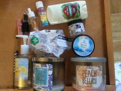 Another month, another load of garbage!  I’m sorry this photo is terrible.  I’m sick and I just want to get it done with!  Here’s what I used:Fortune Cookie Soap Hand Sanitizer in The Captain (Ū.89):  I got this one from last year’s summer