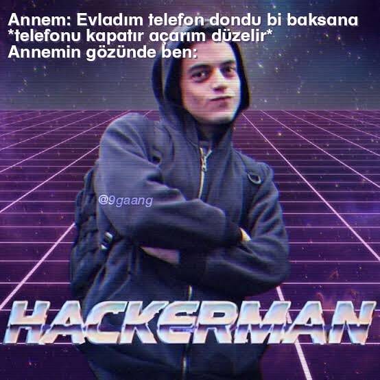 Annem: Evladım telefon...