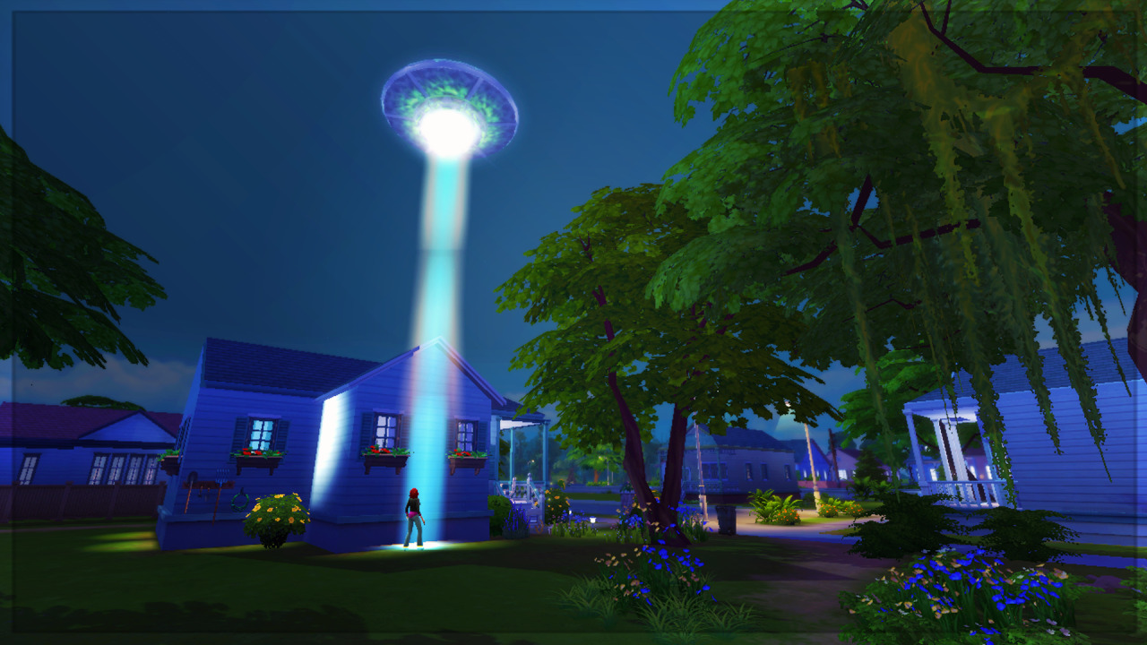 SrslySims: oh no! I got abducted!