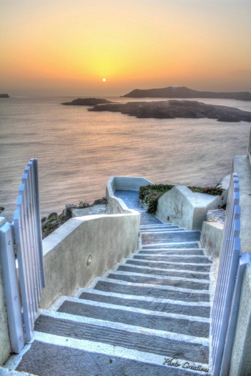 Sunset in Santorini, Greece by photo creations via 500px