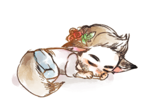 2amsugarrush: idk have a tiny derek sleeping on your dash with flowers in his hair