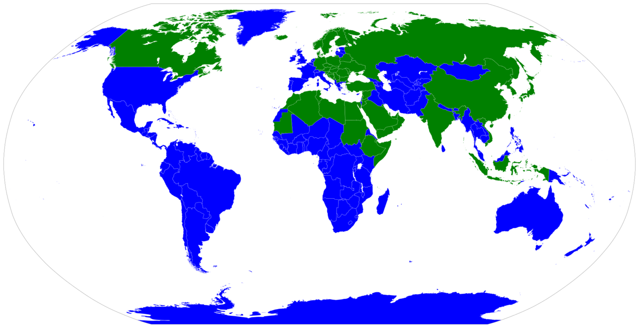 marrow-bone:  mapsontheweb: World map of tradition of removing shoes in home. Green: