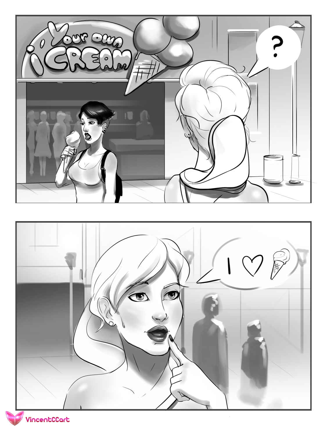 vincentccart:  This was the first quick comic I worked last summer, remember it?