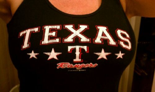 Texas pride! Go Rangers!