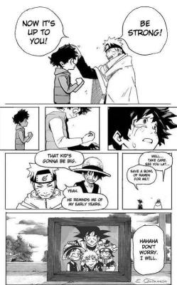 aku-zen:  helioscentrifuge:  jayunderscore:  I’m not even a manga fan and this really hit me in the feels.  #WHAT IS THIS SHIT #DID GOKU GIVE BIRTH TO NARUTO AND LUFFYAkira Toriyama, the creator of Dragonball Z, was a huge mentor and friend to the