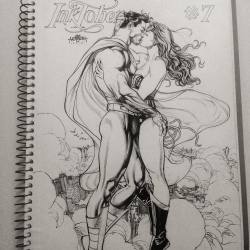 hellyeahsupermanandwonderwoman:  Superman/Wonder Woman by the talented Jack Herbert! https://www.instagram.com/jackherbert/ 