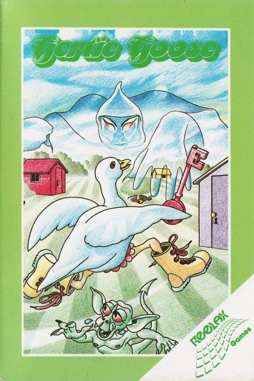 At the big VGJunk site today: it’s goose versus demon in a battle for eggs with the Commodore 64 game The Lost Eggs of Gertie Goose! I’ll warn you now, it’s not nearly as interesting as this cover art makes it look. Read all about it here!